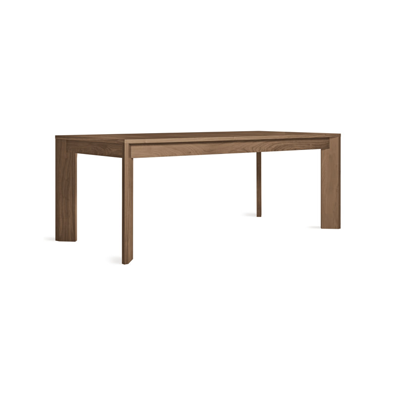 Moreover Solid Wood Dining Table, Walnut, 37" W x 84" L