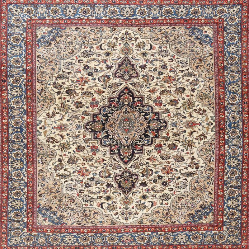 Cobra Oriental Indoor Rug, Square 3'