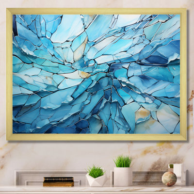 «Frauko Antartica Iceiant Kaleidoscope Geometric I», reproduction d'art sur toile