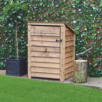 Stanardsville 89.5cm W x 74.5cm D Solid Wood Log Store