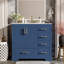 Meuble-lavabo simple 36 po avec plateau en résine Eggers
