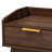 Jhordan Modern 1 Drawer Rich Brown Finish Nightstand, 15.15'' H X 16.72'' W X 13.24'' D