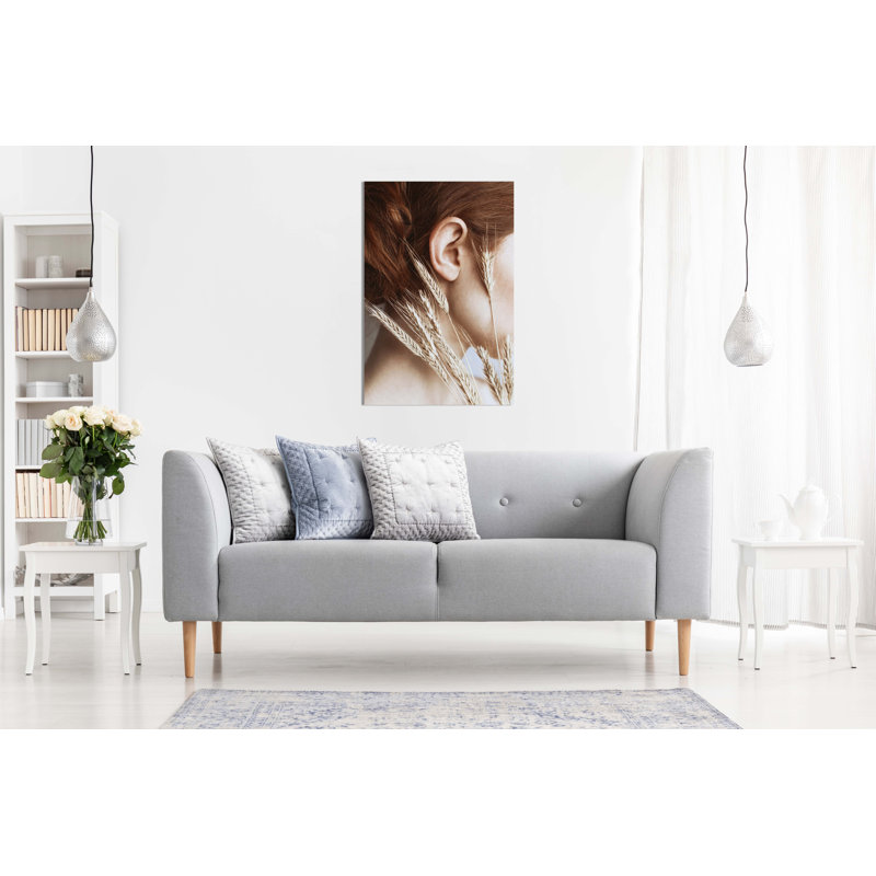 Brunette Woman Artistic - Wrapped Canvas Art Prints, 91cm H x 61cm W