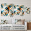 Crebessa sarcelle cristal extravagant Glamour - Art mural acrylique abstrait pour la cuisine-101499689