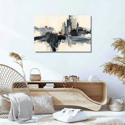 Ensemble d'une toile abstraite