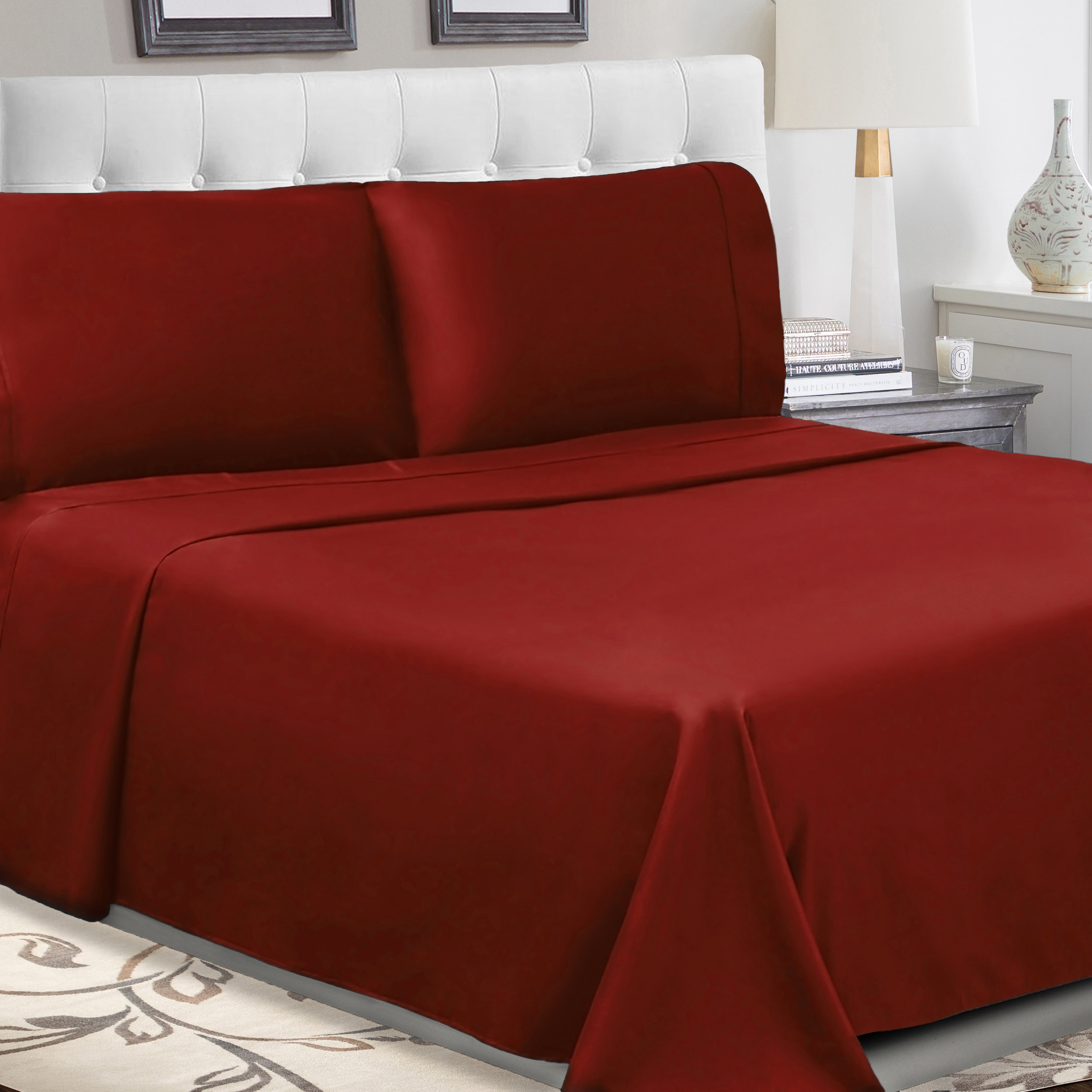 Superior 300 Thread Count Standard Cotton Percale Sheet Set & Reviews ...