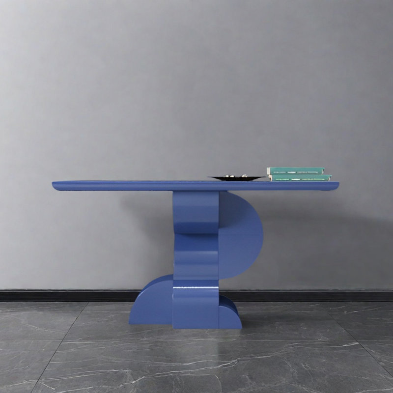 Console Modern Minimalist Art Design, H 35,43 po x l 62,99 po x P 15,75 po, Bleu
