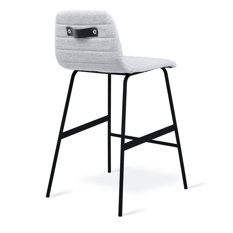 Lecture Upholstered Counter Stool, Pixel Shale
