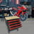 4 DRAWERS MULTIFUNCTIONAL TOOL CART WITH WHEELS AND WOODEN TOP