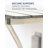White Shower Bench Seat