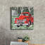  «Big Red Truck 4» par Annie Warren, art mural sur toile, 18 po x 18 po-2114428785