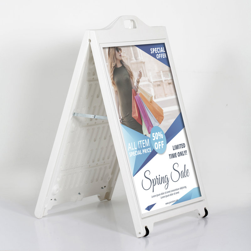 Panneau Street SignPro, Blanc