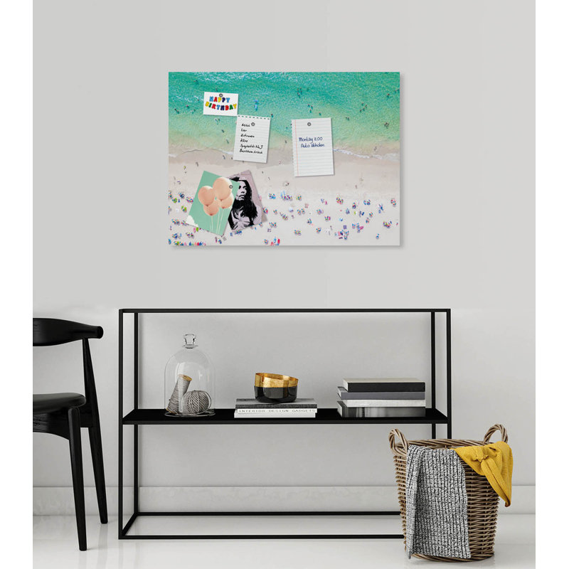 Magnetic Glass Photo Memo Board
