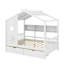 Wooden  House Bed With Drawers-1983416666-1983416669