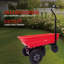 Charriot électrique à quatre roues 24V 180W Batterie au plomb 264 lb (120 Kg) Brouette électrique