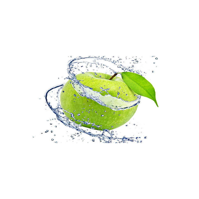Green Apple - No Frame Print on Canvas