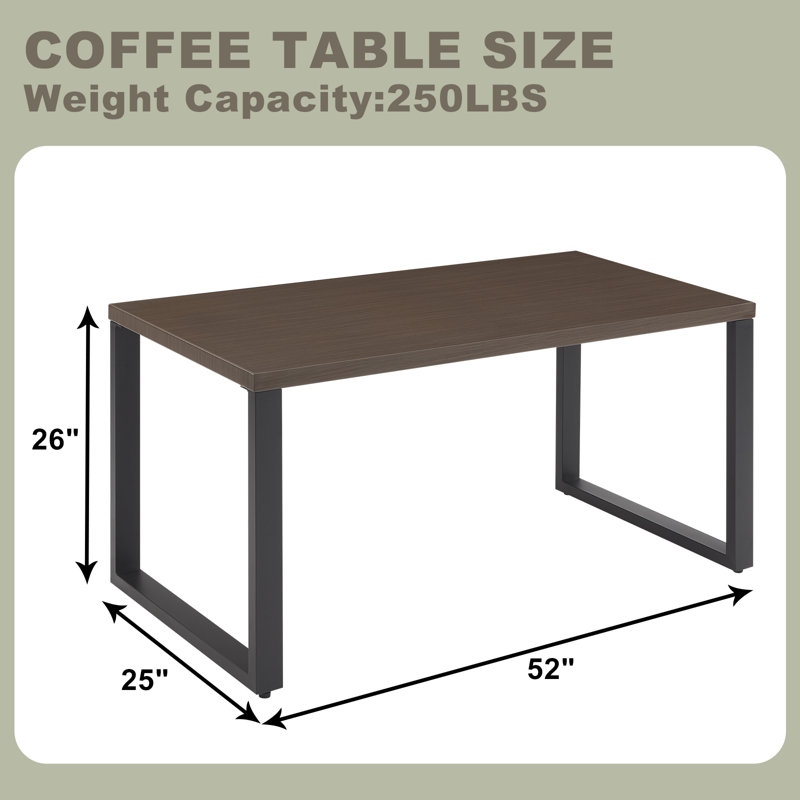 Naresa Rectangular Outdoor Dining Table , 58'' in. W 28'' in. D, Brown
