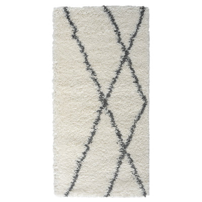 Shaggy Lush Diamond cream Rug