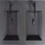 Meuble-lavabo flottant double à cuve double, armoire murale moderne, cuves à double cuve en quartz noir, 4 tiroirs à fermeture en douceur
