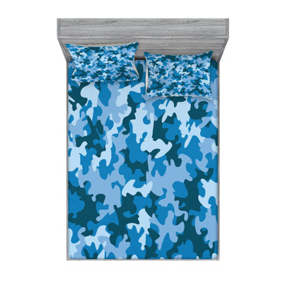 Microfiber Camouflage Sheet Set