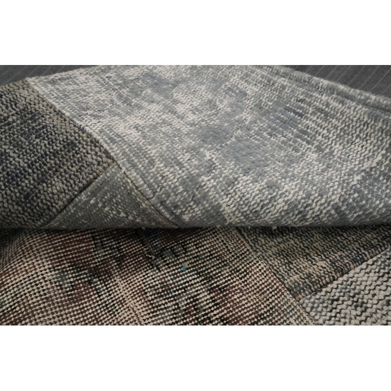 Handmade Patchwork Distressed Area Rug 8x10