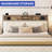 Upholstered Bookcase Storage Bed-100140397-100042276