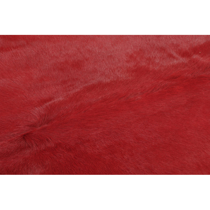 Modern Area Rug, Red, Novelty 7'1" x 8'2"