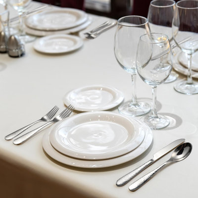 20-Piece Silver & Gold Hammered Silverware Set – Durable, Stylish, Dishwasher Safe For Indoor/Outdoor Dining