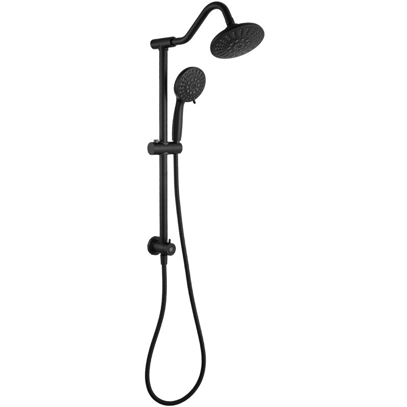 Adjustable Shower Head 1.8 GPM GPM, Matte Black