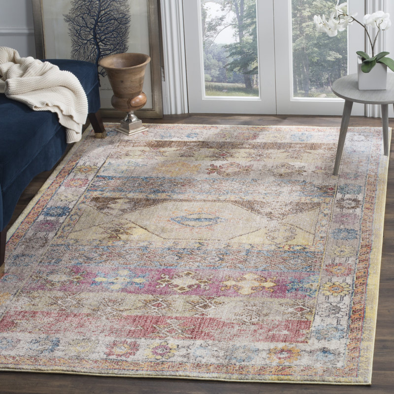 Reza Southwestern Hand Woven Area Rug, Rectangle 122 x 183 cm