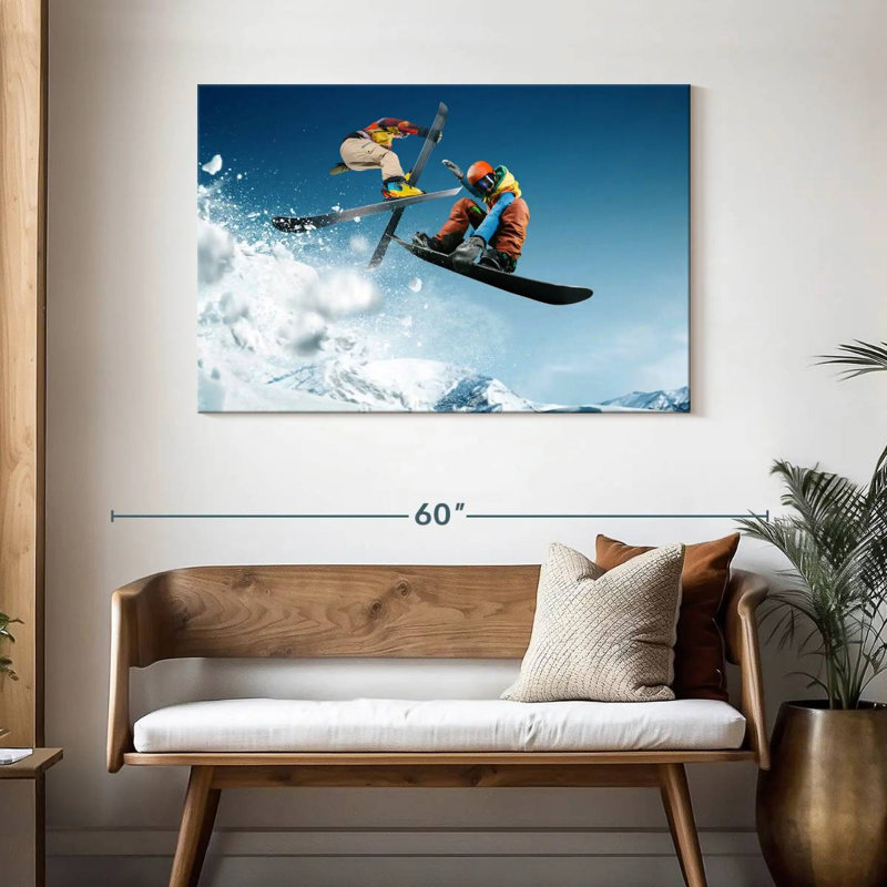 Sireci Ski And Snowboard, 30" H x 45" W