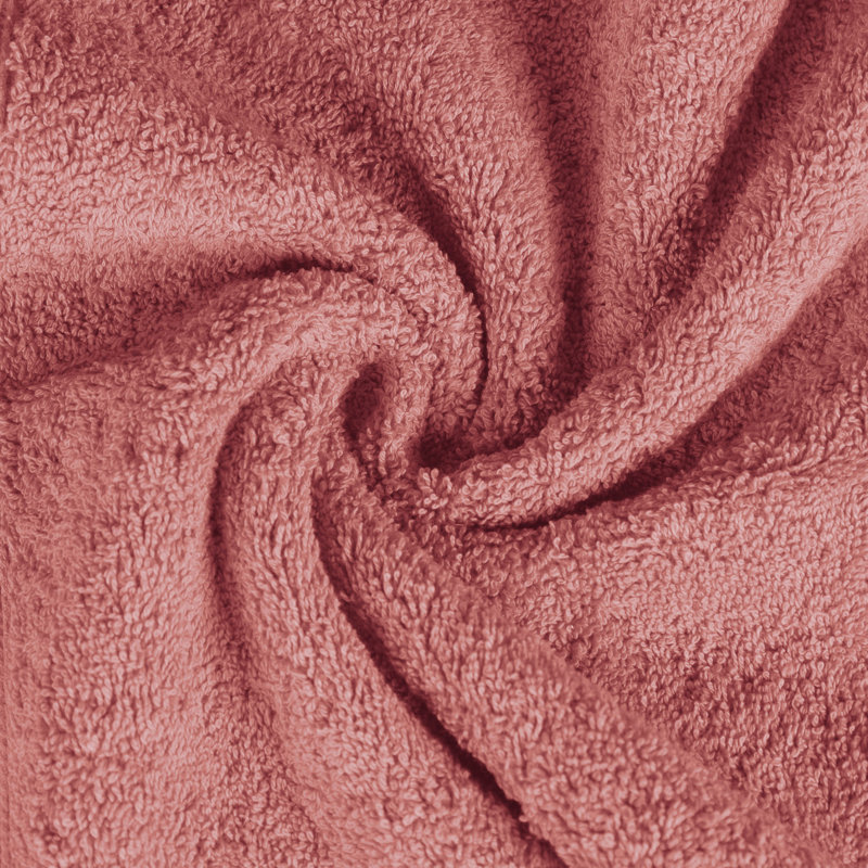 Drap de bain en coton peigné Glenlee, Rosé