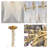 Modern 9 - Light Dimmable Tiered Chandelier With Gold Finsh