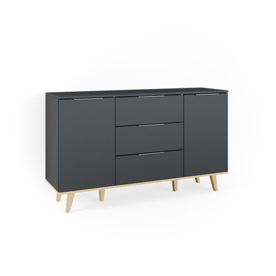 Oyama 138 Cm Wide 3 Drawer Sideboard