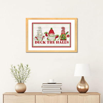 Gnome pour le paysage de Noël - pont les couloirs par Tara Reed - impression