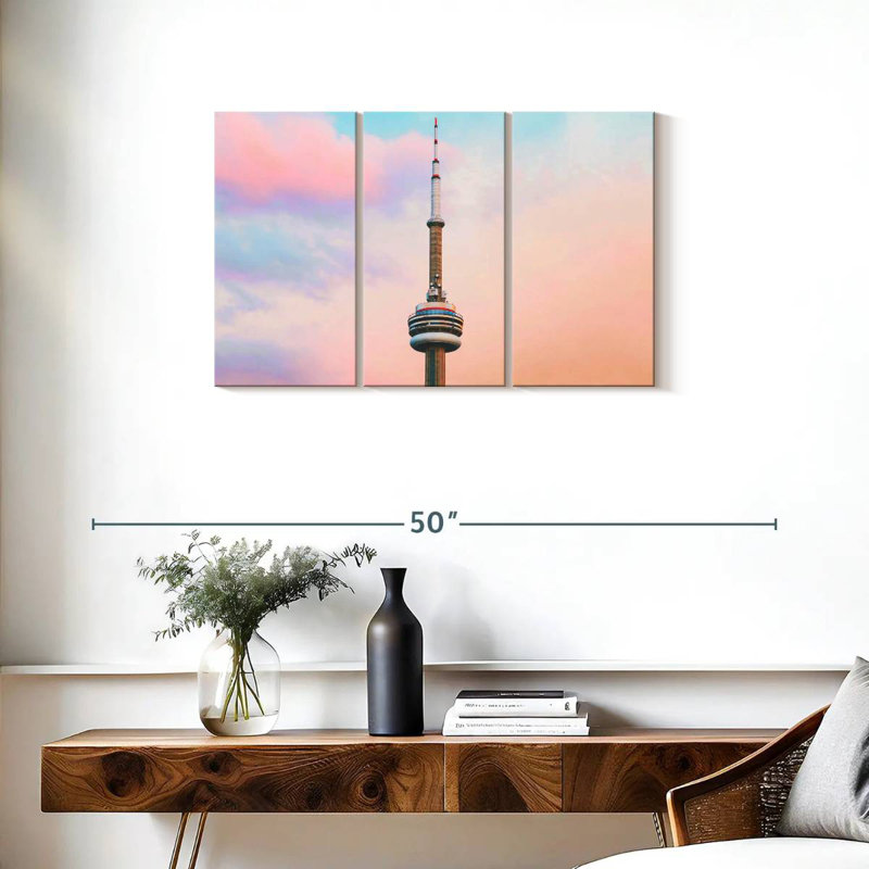 Lilie CN Tower, 20" H x 33" W