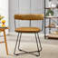 Chaise d'appoint en cuir véritable Griffin