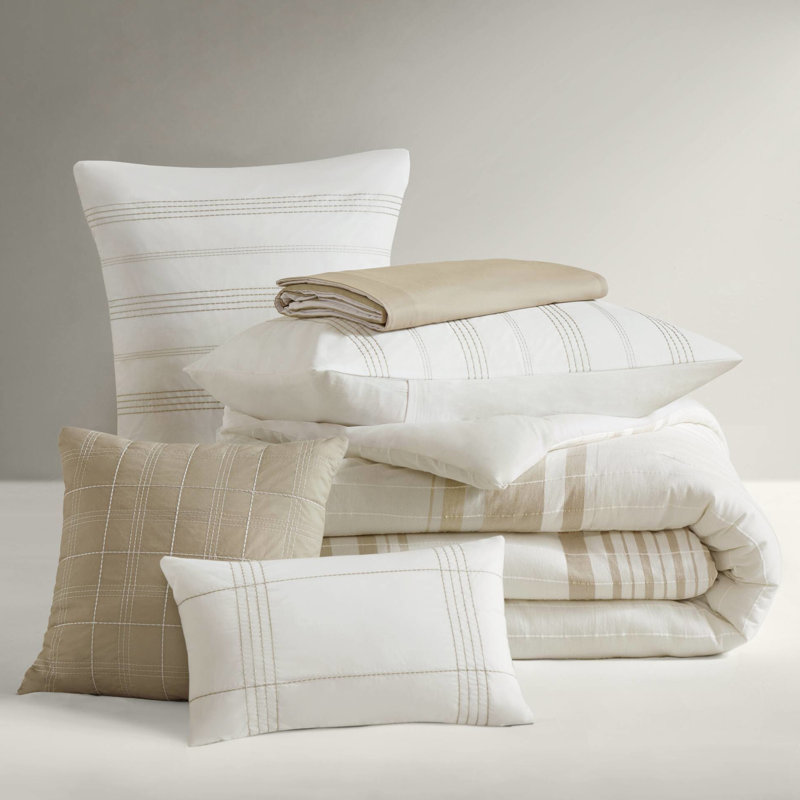 6 pièces, très grand, coton, édredon surdimensionné, preuve, très grand look moderne, coton, rembourrage, coins fendus