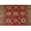 Tapis oriental rouge fait à la main Kazak 6