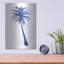 «Blue Palm Tree I» par Seven Trees Design, art mural en métal-2057337017