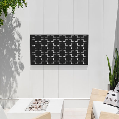 Screen Series Quadra Plastic Black Screen Panel by Veradek