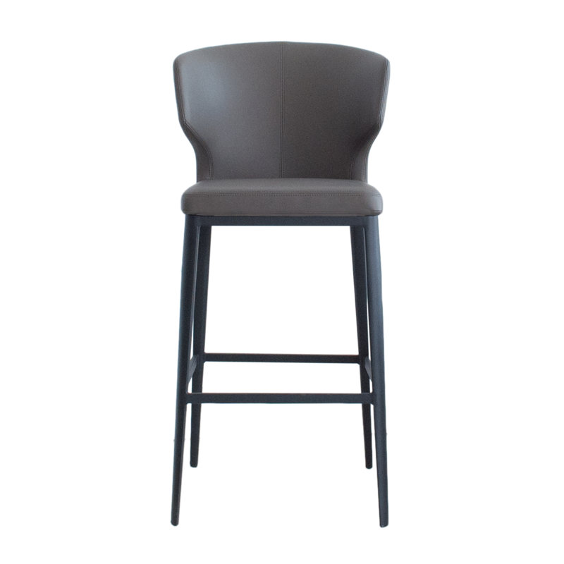 Tabouret de bar et de comptoir Aislinn, Anthracite, Tabouret de comptoir (assise de 26 po de hauteur)