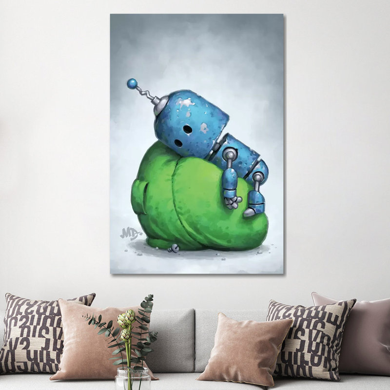 Pile faible par Matt Dixon-impression, Pas de tapis, Toile tendue, H 60 po x l 40po x P 1,5 po