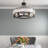 6-Light Dimmable Drum Crystal Chandelier-957311082