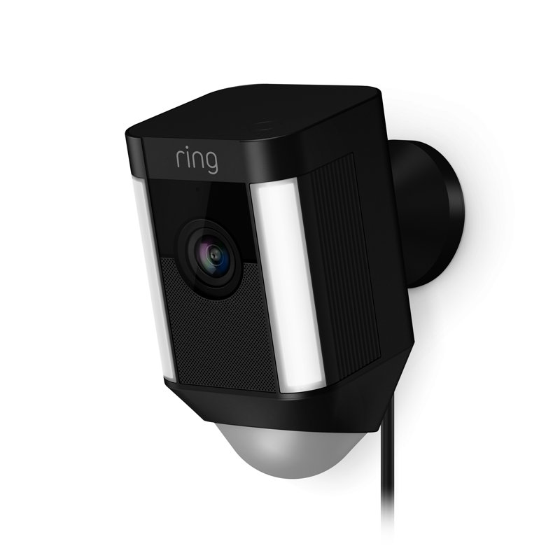 Smart 1 - Head LED Plug-in Outdoor Security Spotlight with Motion Sensor, Black