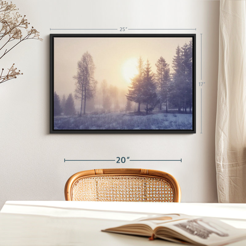 " Winter Dawn ", 25" H x 17" W