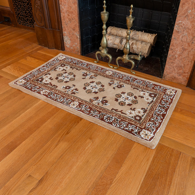 Geloff Hand Tufted Wool Oriental Indoor Rug, Rectangle 44" H x 22" W