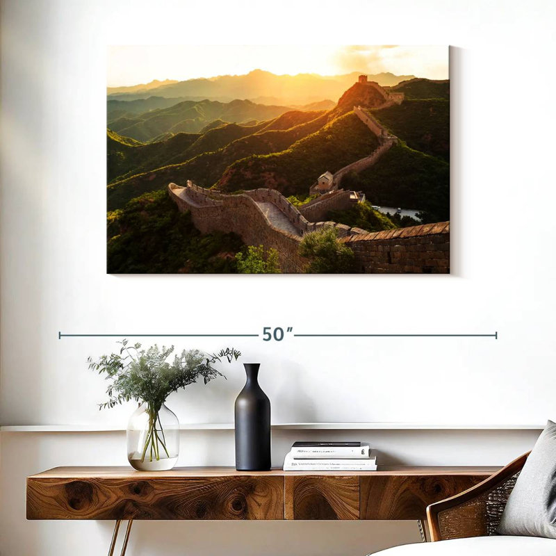 Nicci, grande muraille de Chine, H 26 po x l 39 po