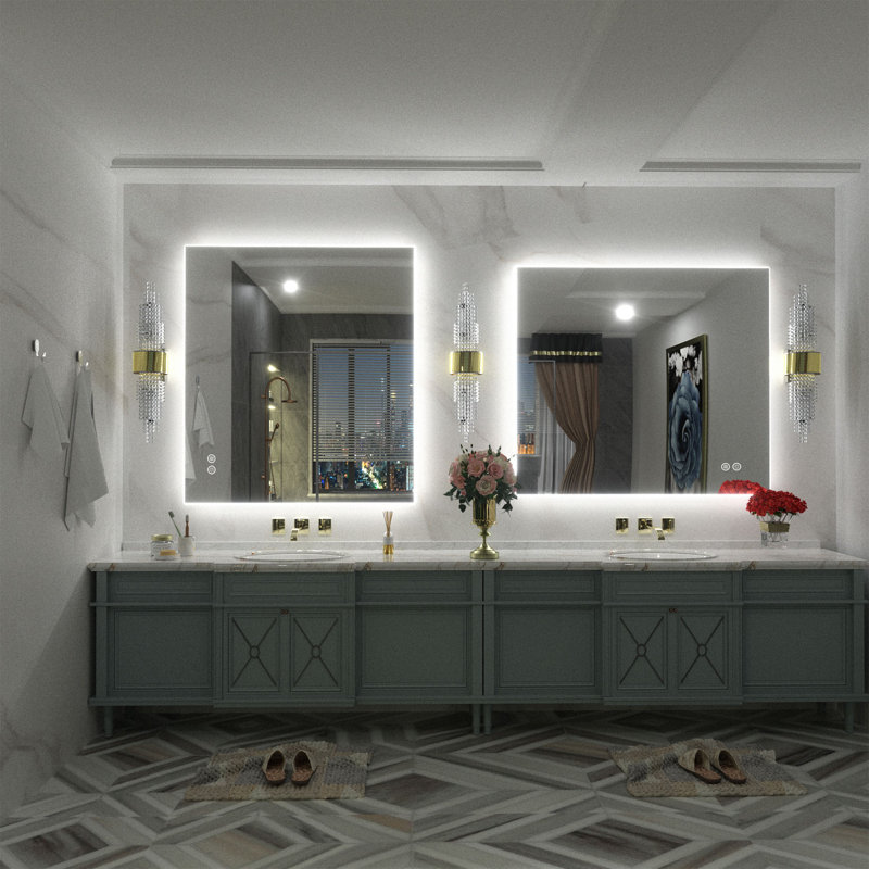 Miroir de salle de bain , 36 po x 32 po