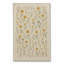 Tapis beige tissé à motif floral lavable Mosso-1417449134